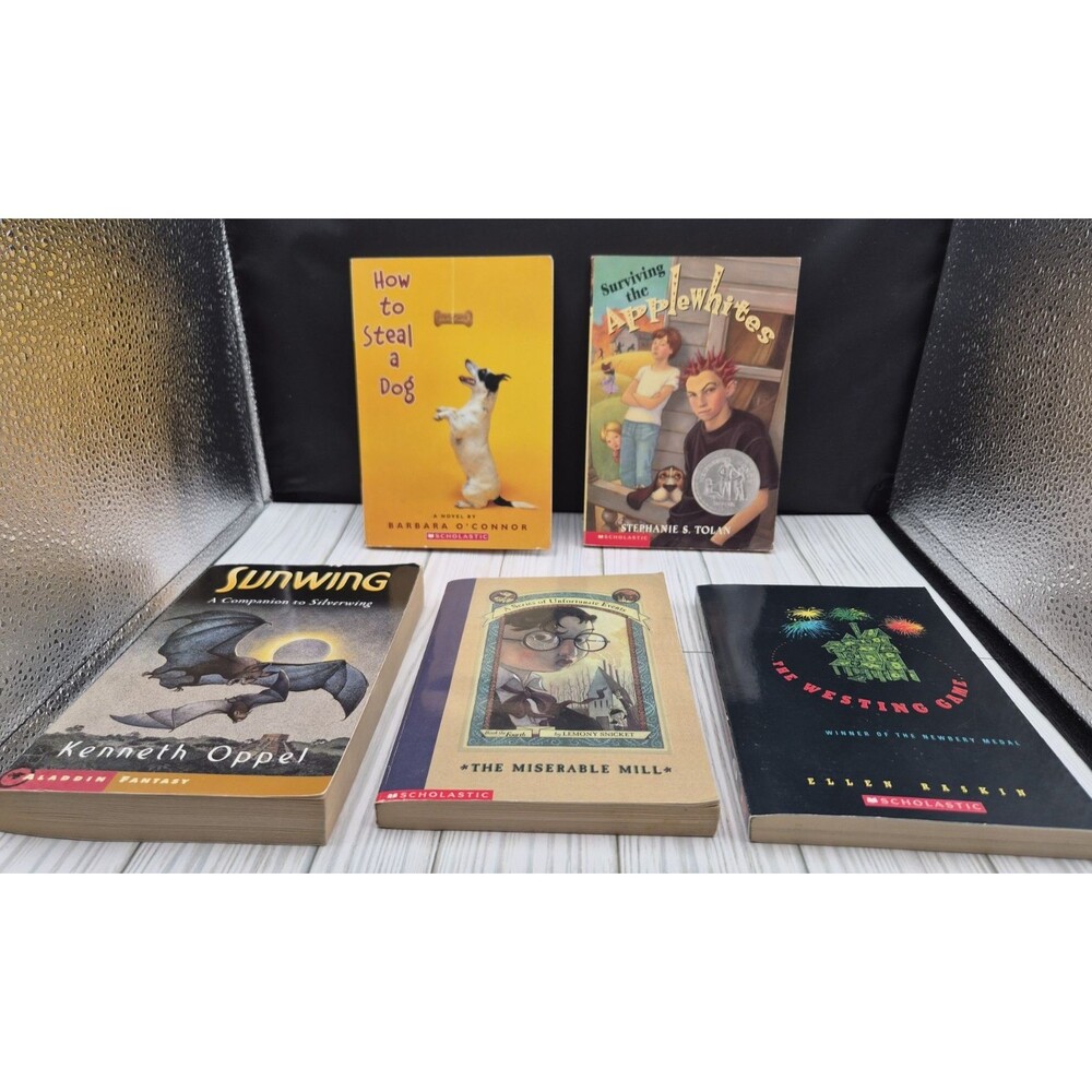 Lot of 5 Fiction Chapter Books Youth Children AGES 8-12